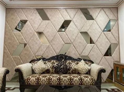 Leather Wall Panel For Living Room Thickness 15 Mm At Rs 400square