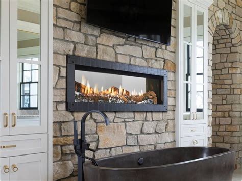 Mezzo series gas fireplace heat glo. Mezzo See-Through Gas Fireplace | Heat & Glo