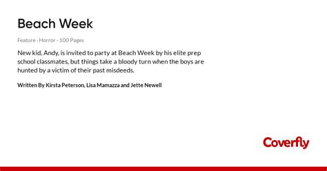 Beach Week By Kirsta Peterson Lisa Mamazza Jette Newell Coverfly