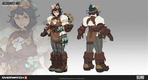 Some Character Designs For The Game Overwatch