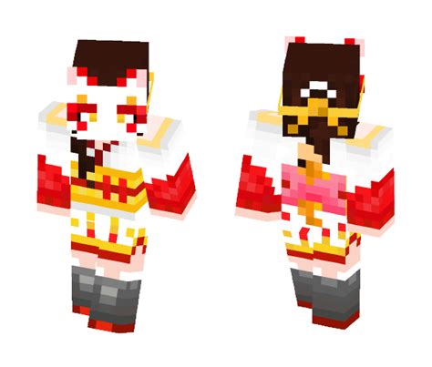 Download Blood Kitsune Minecraft Skin For Free Superminecraftskins