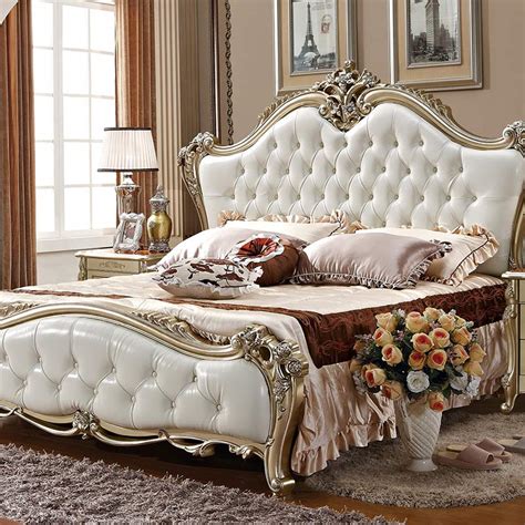 China Furniture In Pakistan Solid Queen Size Wood Bed Ivory White Bedroom Furniture Buy At The