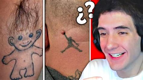 Los Peores Tatuajes Del Mundo Youtube
