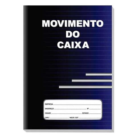Livro Movimento Do Caixa Capa Mole 50x2 Vias São Domingos Gimba