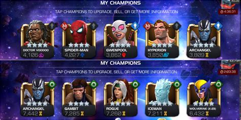 Marvel Contest Of Champions Best 4 Star Characters
