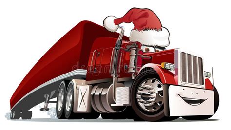 Santa In Truck Clip Art