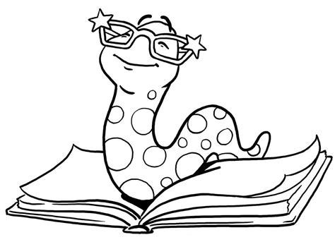 Bookworm Clipart Black And White Bookworm Black And White Transparent