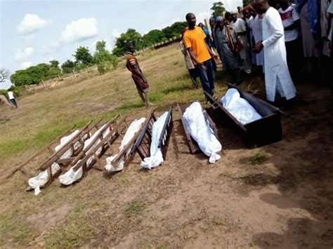 Burial Of 6 Fulani Herdsmen Killed By Criminal Gangs In Army Uniform In