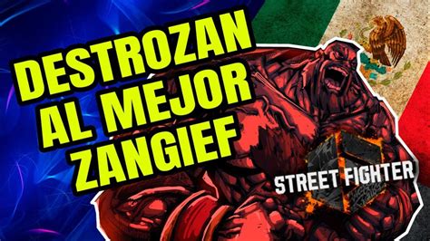 EL MEXICANO QUE DESTROZÓ AL MEJOR ZANGIEF SNAKE EYEZ VS STRIDER