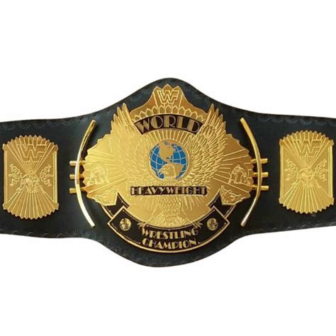 Wwe Wwf Classic Gold Winged Eagle Championship Belt Adult 4mm Thick