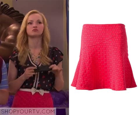 Liv And Maddie Season 2 Episode 5 Livs Pink Drop Waist Skirt Shop Your Tv