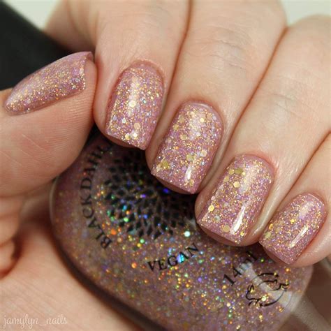 15 Cute Nail Art Designs To Welcome Summer Rose Gold Nails Glitter