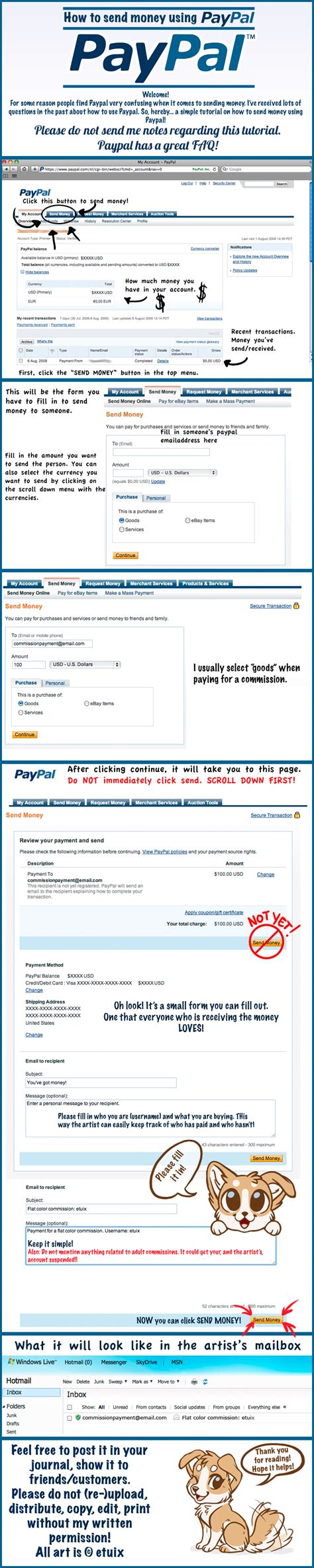 How do i send money internationally with my debit card? How to send money using PAYPAL by etuix on DeviantArt