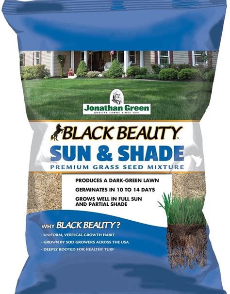 Jonathan Green Black Beauty Sun Shade Premium Grass Seed Lb Bag Acors Topsoil And Mulch