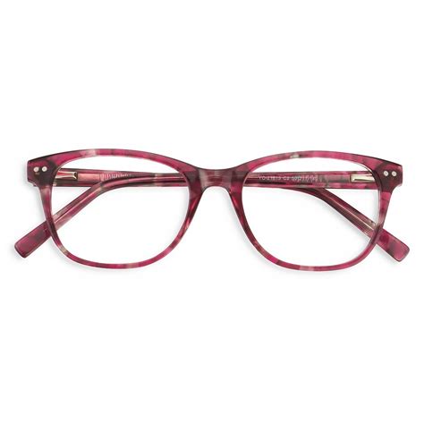 Yc 21013 Square Floral Eyeglasses Frames Leoptique