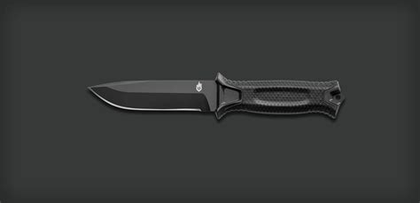 Gerber Strongarm Black Fixed Blade Fine Edge Knife Gerber Gear