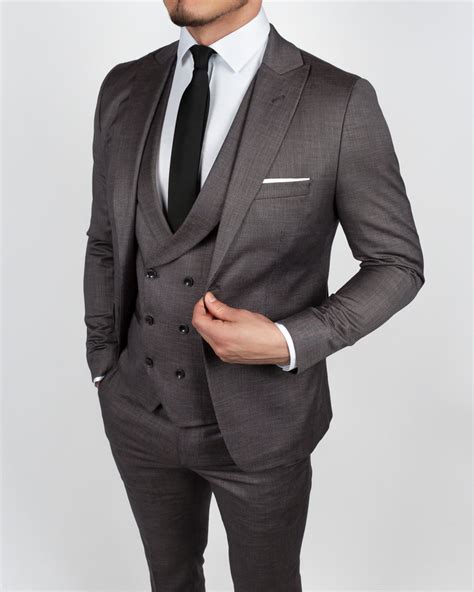 Gray Charcoal 3 Piece Suit Conquer Menswear