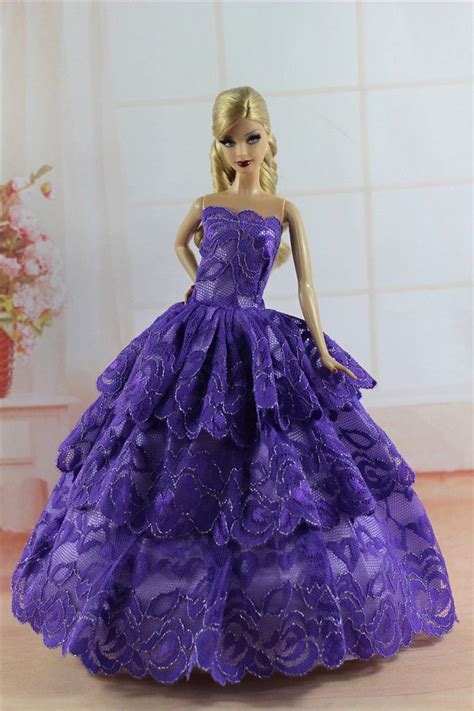 Fashion Princess Party Dressevening Clothesgown For 115indoll S344 Barbie Dress Fashion