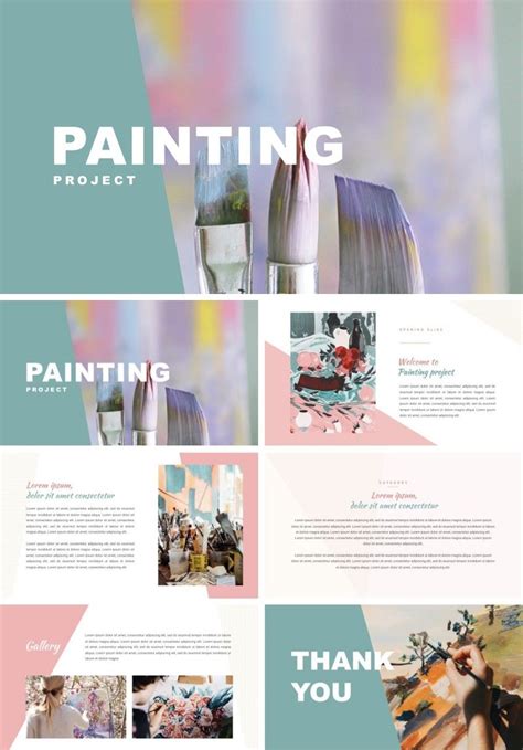 Painting Powerpoint Template Powerpoint Templates Painting Templates