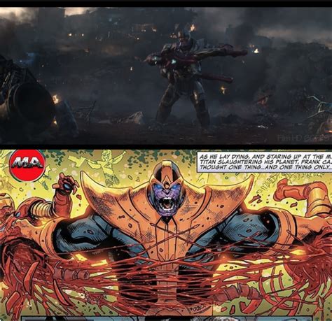 Another Subtle Callback To The Comics In Endgame Thanos Almost Rips