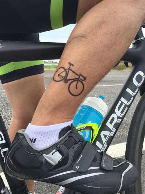 Bike Tattoo Makes You Stronger Leg Bike Tattoos Bicycle Tattoo