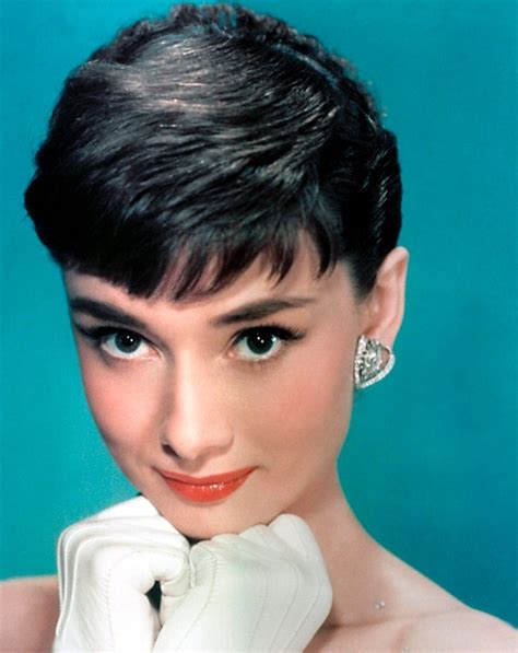 1950s Hairstyles Famous 50s Actresses Hair Audrey Hepburn Bangs