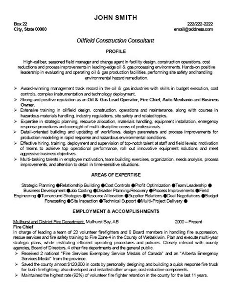 Oil And Gas Resume Templates Samples And Examples Resume Templates 101