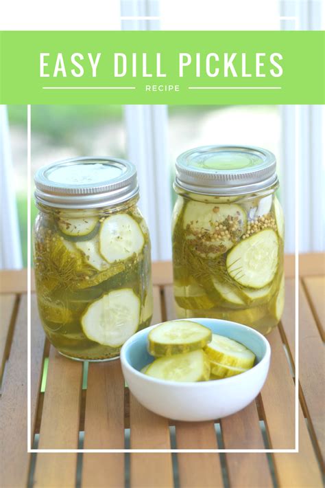 Easy Dill Pickles Recipe Enjoy Refrigerator Garlic Dill Pickles With