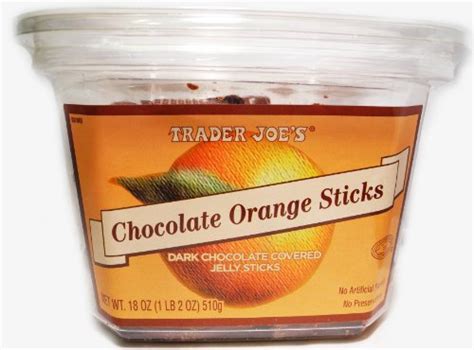 Galleon Trader Joes Chocolate Orange Sticks Dark Chocolate Covered