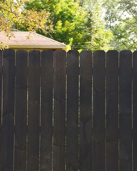 Modern Wood Fence Stain