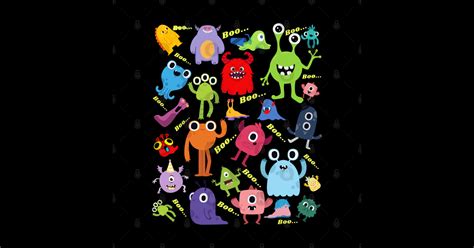 Happy Monsters Happy Monsters Monsters Sticker Teepublic