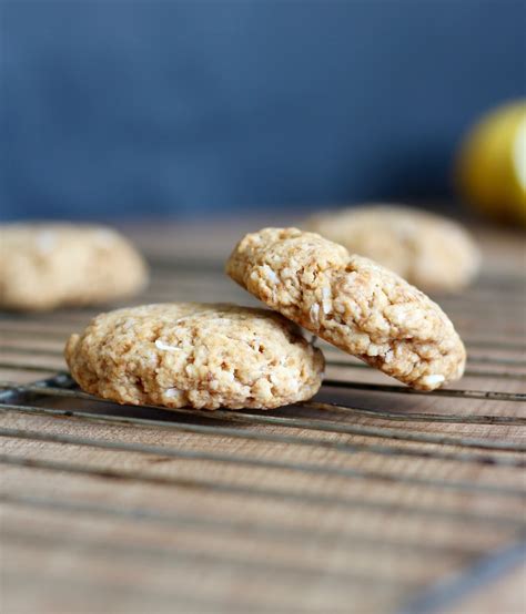 Vegan Lemon Coconut Cookies The Conscientious Eater