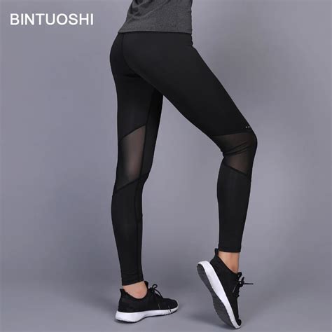 Buy Bintuoshi Sexy Yoga Pants Women Compression Fitness Leggings Gym Workout