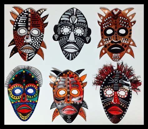 Masques africains et récup Blog LékolO Réduisons nos déchets