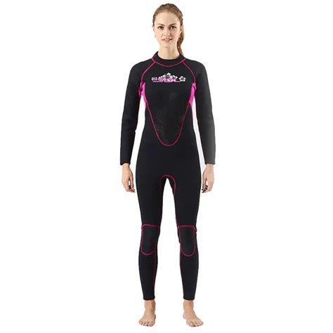 Slinx Women 3mm Neoprene One Piece Full Body Scuba Dive Wet Suit