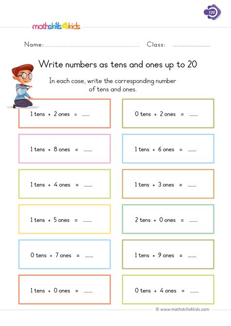 Free Printable St Grade Place Value Worksheets