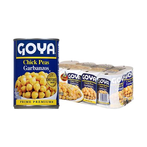 Goya Foods Chick Peas Garbanzo Beans 155 Ounce Pack Of