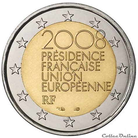 2 Euro France 2008 Monnaies Euros Qualité Ttb Valeur Faciale