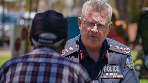 Nt Police Commissioner Jamie Chalker Attends Final Day Of Kumanjayi