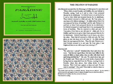 Pdf Paradise In Islam