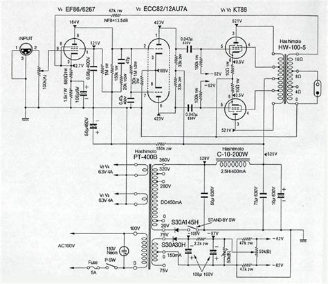 Single Ended Kt88 Schematic