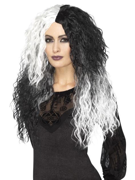 Blackwhite Glam Witch Wig