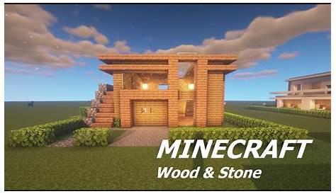 wood and stone house minecraft