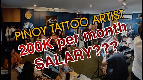 200k A Month Tattoo Artist Salary Philippines Youtube
