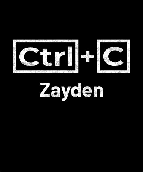 Zayden Name Ctrl C Zayden Ctrl V Digital Art By Pop Artist