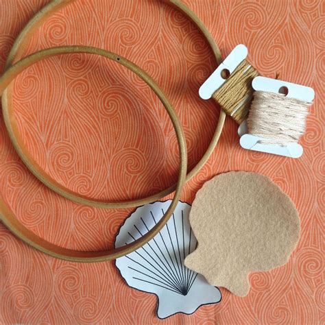 Kbb Crafts And Stitches Seashell Hoop Picture