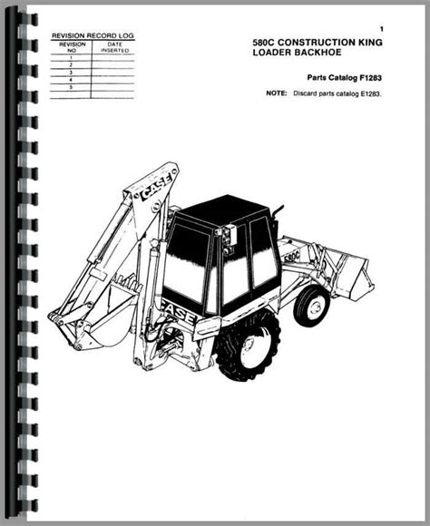 Case 580 Construction King Series B Tractor Loader Backhoe Parts