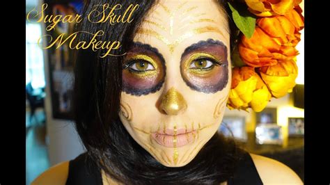 Sugar Skull Makeup Tutorial Halloween 2016 Youtube
