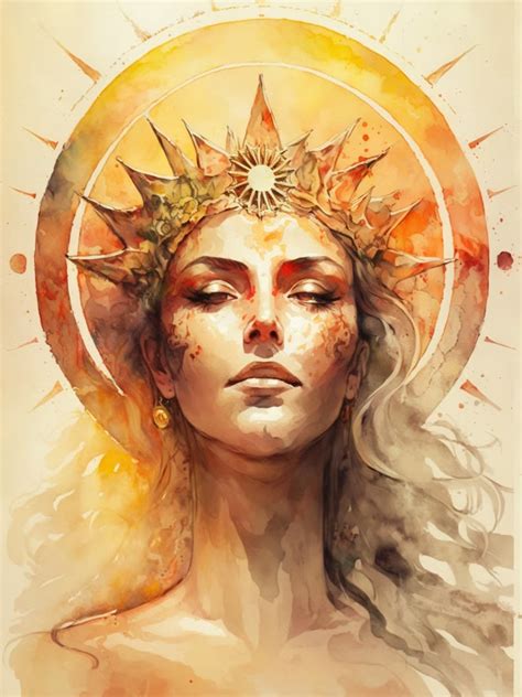 Goddess Lumina Sun Goddess Divine Counterpart Apollo Greek Etsy In