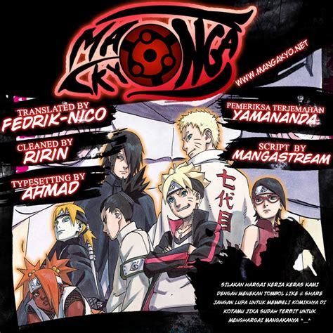 We publish the greatest manga in the world such as . Komik Boruto Chapter 11 Bahasa Indonesia - KomikIndo